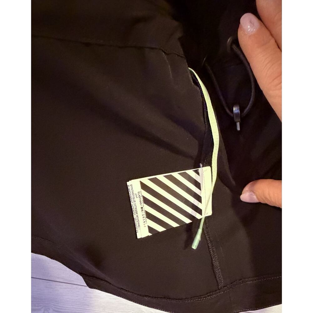 Off-White co Virgil Abloh Lightweight logo Parka Polyamide Woman Jacket Italy - Picture 7 of 11